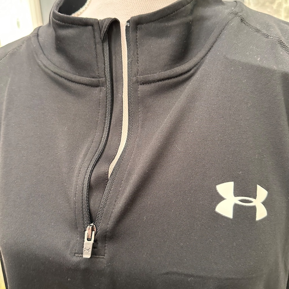 Men's UnderArmour Lightweight Jacket, Black, Size XL